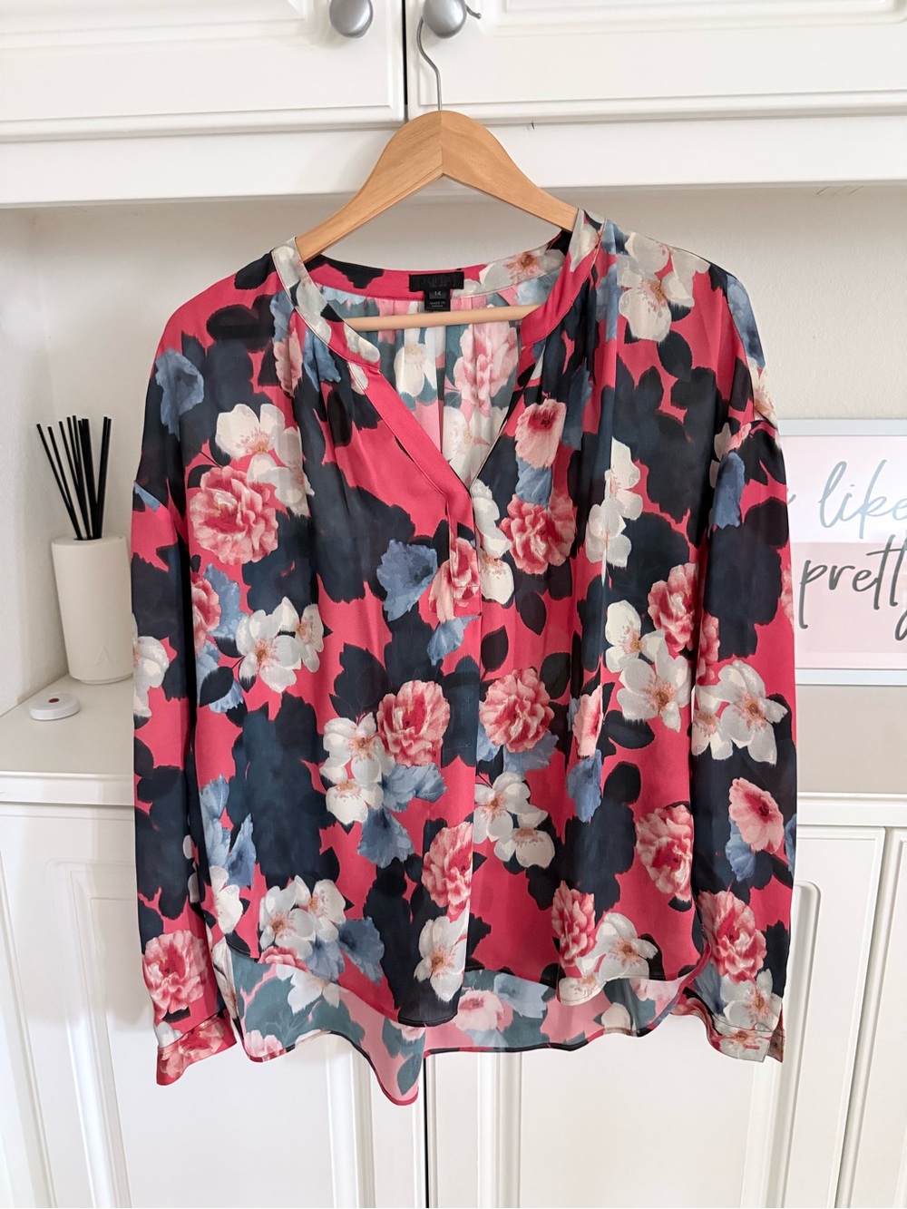 J. Crew Silk V-Neck Blouse